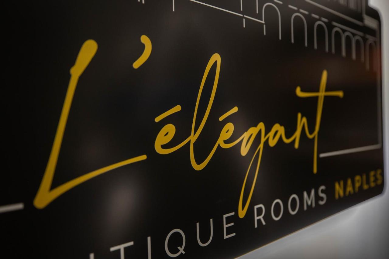 L'élégant BOUTIQUE ROOMS Nápoles Exterior foto