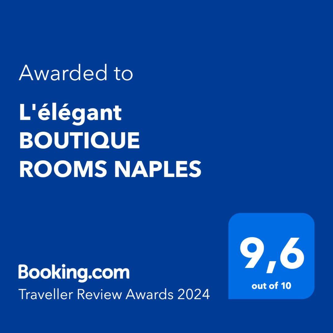 L'élégant BOUTIQUE ROOMS Nápoles Exterior foto